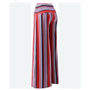 Arolina Women’s‎ NWT Wide Leg Palazzo Stretch striped Pants Size XXXL